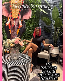 An elevated display of power, elegance, and adult-industry entrepreneurship.